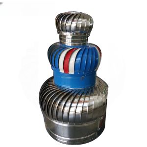 Source Factory Stainless Steel Roof Ventilating Fan Without Power Wind Drive