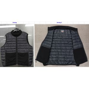 China Autumn Winter Mens Black Padded Gilet Puffer Body Warmer on sale