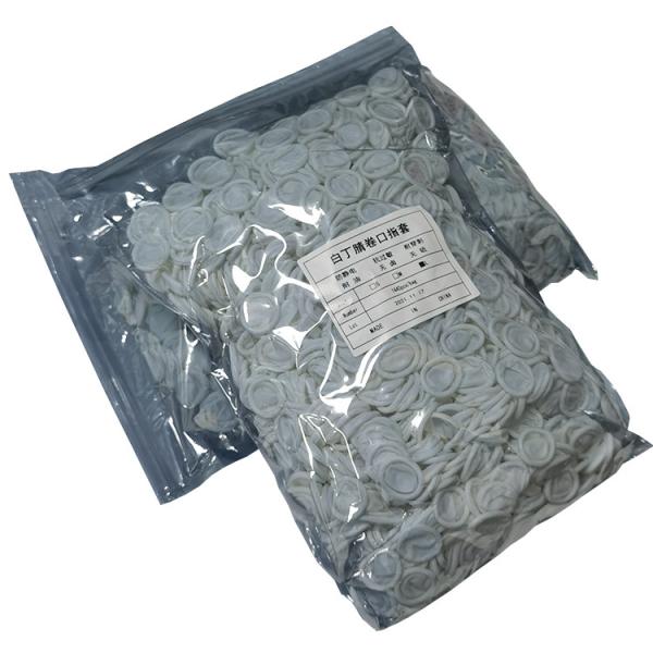 Cleanroom White Disposable Nitrile Finger Cot 1000Pcs/Bag