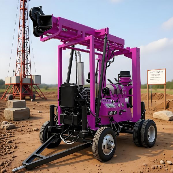 Vertical Rotation Hydraulic Core Drilling Rig Rock And Soil Sampling Drilling Machine Deep Core Drill Rig