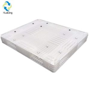 Single face grid decker hygienic plastic pallet