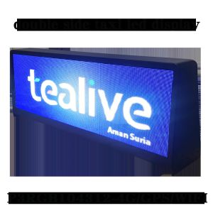 High Brightness 5000cd Taxi Top Led Display Digital Advertising Screen