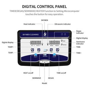 SKYMEN JP-031S 6.5L Commercial Ultrasonic Cleaner