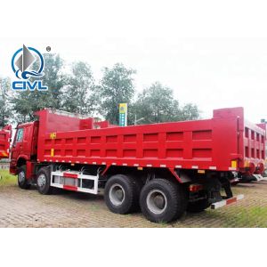 NEW 8X4 Sinotruk Howo Dump Truck A7 371 HP 12 Wheels LHD 60 Tons 20 - 30 CBM