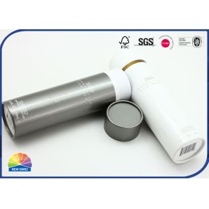 Glossy Lamination Printed Paper Cylinder Boxes T-Shirt Package