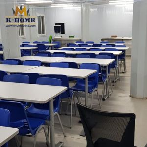 Prefabriated Labour Canteen Sandwich Panel House Light Steel Structure