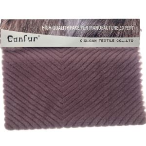 Design Plush Back Material 100% Polyester Dyeing Rabbit Fur for Garment