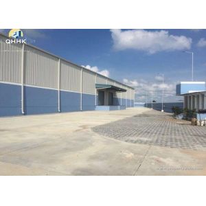 Strong Heavy Duty Steel Structure Single Layer Double Span Double Slope