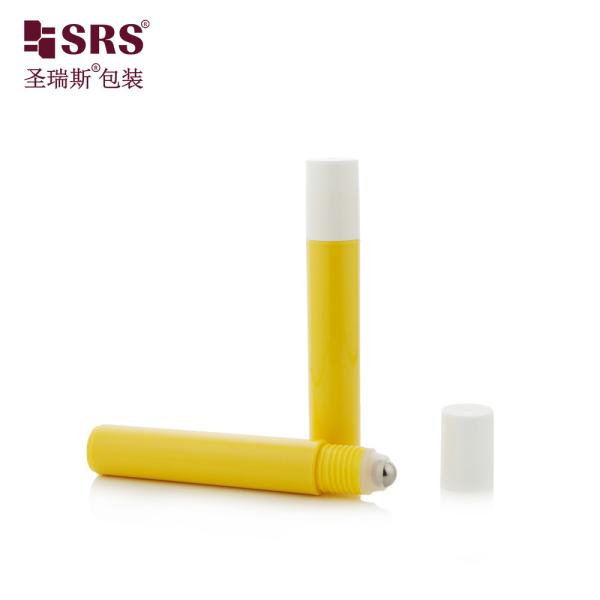 RPP-15ML Injection Semi-Transparent Green Color Matte Finished Plastic Roll-On Bottle Packaging Container