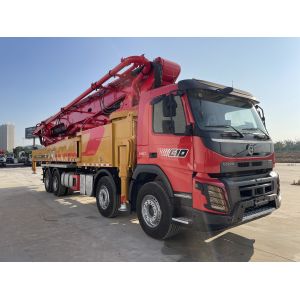Sany 62M Concrete Pump Truck with 170 m³/h Output and 13.5 MPa Pressure on Volvo