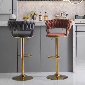 Quality Stainless Steel Frame High Stool Chair Counter Height Bar Stool Without Backs for sale