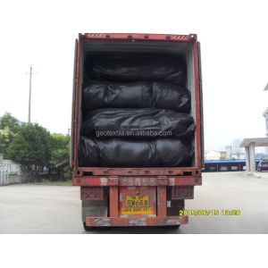 Polypropylene Woven Geotextile Fabric 390gsm Black for Environmental Engineering