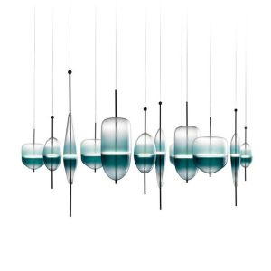 Modern Designer Stair Led Acrylic Pendant Lighting Chandeliers
