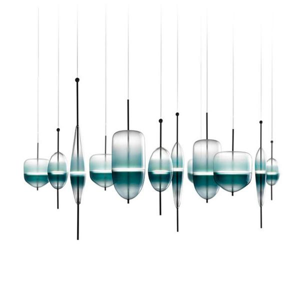 Buy Modern Designer Stair Led Acrylic Pendant Lighting Chandeliers at wholesale prices