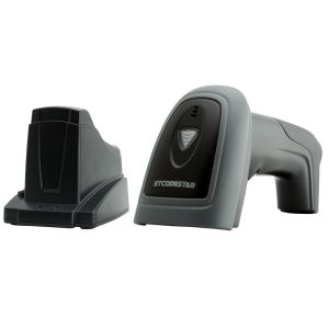 GTCODEESTAR Wireless 2D Handheld Barcode Scanner With Cradle