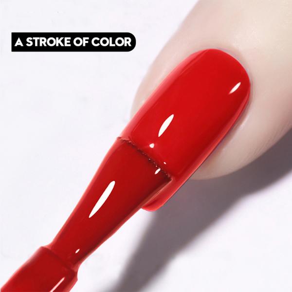 New Fashion Hot Sale OEM Available 2 In1 Color Matching Dry Fast Naturally Custom Logo Long Lasting Nail Gel Polish Set