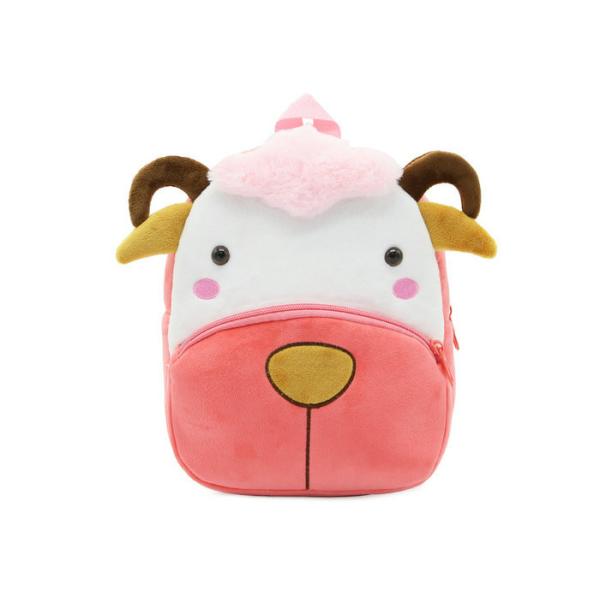 BPA Free Plush Cute Kids Backpacks , Environmentally Friendly Toddler School