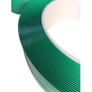 Green Polyester Packing Straps Band 9-27mm Width and 0.5-1.27mm Thickness