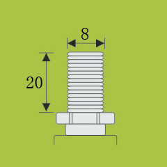 Thread Stem Furniture Caster Double Wheels,PVC Pipe Furniture Casters