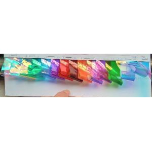 Reflective laser PU leather bag, Iridescent Tote, Fashion Holographic Handbag,