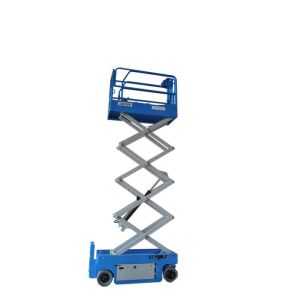 Aerial Work Automotive Electric Scissor Lift Tables Construction Application