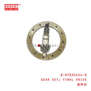 China 8-97035454-0 Final Drive Gear Set Suitable For ISUZU 4HE1 8970354540 on sale