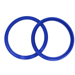 Blue FKM Rubber Flat Washer Silicone Rubber Sealing Washer