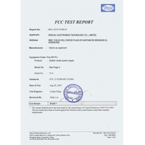 SHENZHEN HUICHANG DISPLAY TECHNOLOGY CO., LTD Certifications