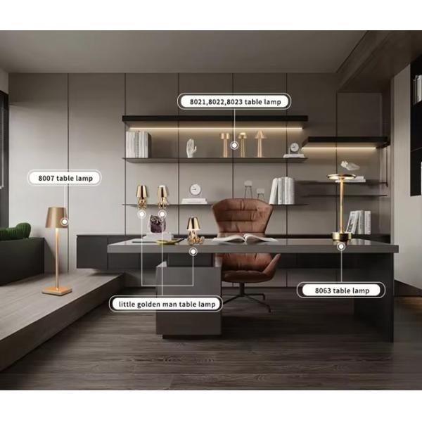 Rechargeable Led Table Lamp 2W 5V With 3000K/4500K/6000K Color Temperature