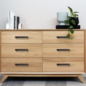 4mm-5mm Thickness Matte Black Square Cabinet Handles for Customized Size in 5