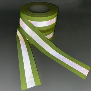 100% Cotton Safety Reflective Tape Flame Retardant High Washability