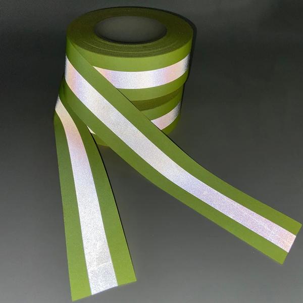 100% Cotton Safety Reflective Tape Flame Retardant High Washability