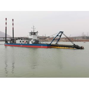 Spud Carriage With Anchoring Booms 10 Inch Sand Dredging Vessel Designed For