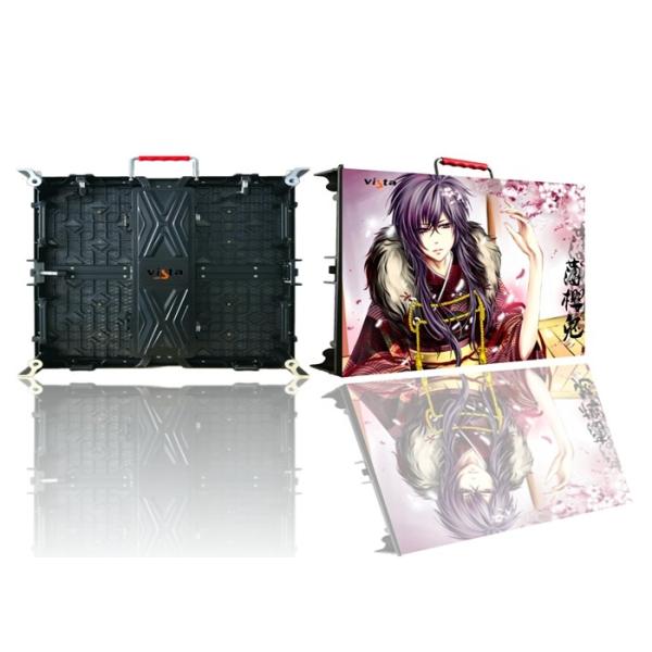 P4 HD Indoor Rental Led Display , Full Color Large Led Video Screens Constant Drive