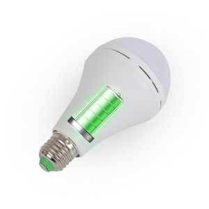 loadshedding rechargeable led light bulb with Battery Built-in emergency time 2