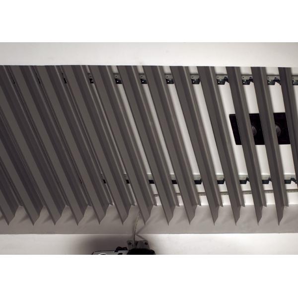 Buy Environmentally Friendly Powder Coating Linear Metal Ceiling , Pure White 9010 at wholesale prices