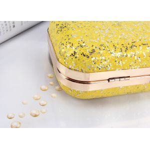 Fashion product ladies mini handbags pu glitter leather clutch bags evening bag