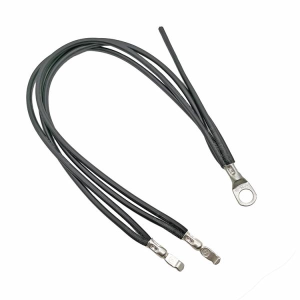 Buy Automotive 8AWG 10AWG Power Battery Cable Silicone Wire 200mm at wholesale prices