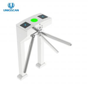 Quality 304 Stainless Steel Tripod Turnstile Gate With Card Reader Anti Shock for sale