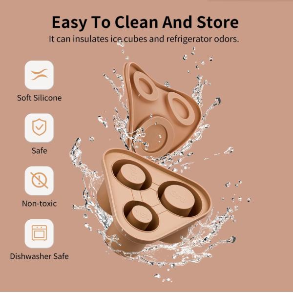 Silicone Mold Ice Cube Tray for Tumbler Cup Kitchen Accessories Bar Ice Cream Makers