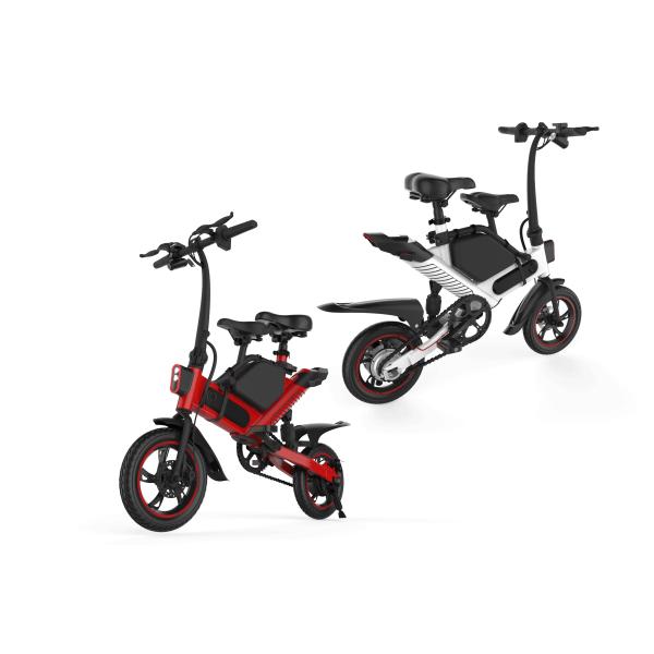Buy Two Wheel Adult Folding Electric Bike 350W 25KM / H Economic For Travel at wholesale prices