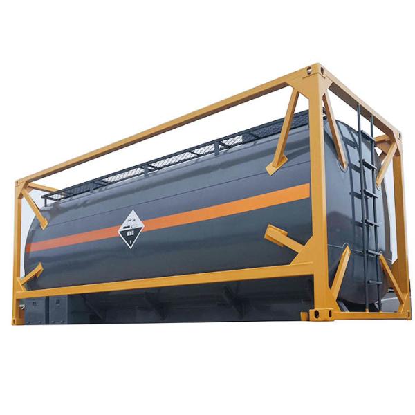 Buy Portable 6058mm Liquid Tank Container LR Chemical  Tank Container at wholesale prices