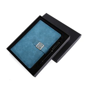 A5 Hardcover PU Journal Notebook Folio Notebook With Magnetic Closure