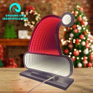 Acrylic Magic Mirror Abyssal Infinite Mirror Most Popular Christmas Flower LED