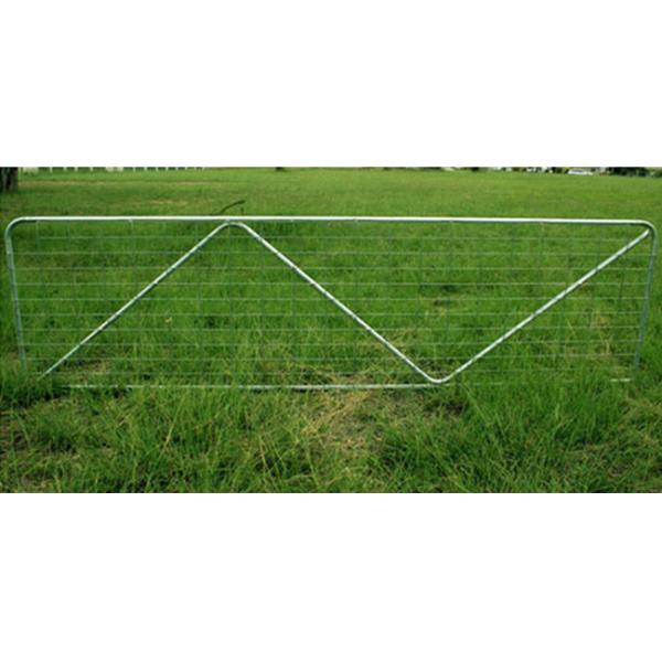 Hot Dipped Galvanised Field Gates , Adjustable Hinges Heavy Duty Farm Gates