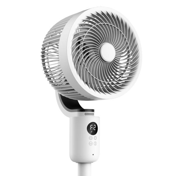 Class A Energy Efficiency Rating Electric Stand Fans with AI Voice Control 40W Power