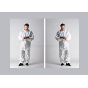 Full Body Disposable Protective Coverall Insulated Blood Resistance Weight 25 -