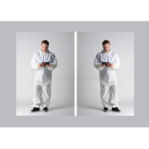 Full Body Disposable Protective Coverall Insulated Blood Resistance Weight 25 -