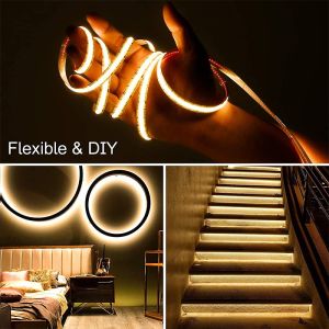 50000 Hours Working Time CCT COB Led Strip Light for TV Backlight Cabinet