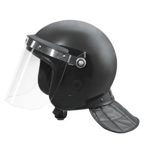 Police compact resistant and anti riot helmet for safty protection with 2-3 flat